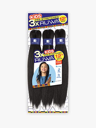Sensationnel 3X RUWA PRESTRETCHED KIDS BRAID 12 5PACK 1B